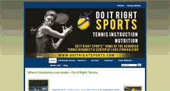 Desktop Screenshot of doitrightsports.com