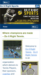 Mobile Screenshot of doitrightsports.com